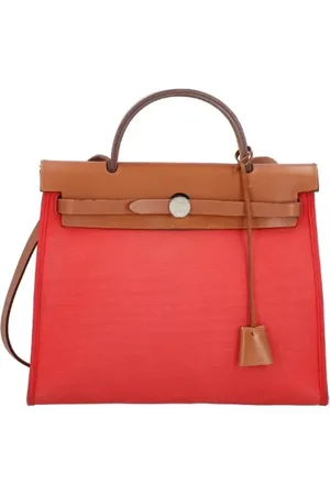 Hermès Pre-owned, Kobieta, Czerwony, ONE SIZE, Pre-owned Canvas handbags