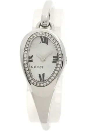Gucci Pre-owned, Kobieta, Biały, ONE SIZE, Pre-owned Glass watches