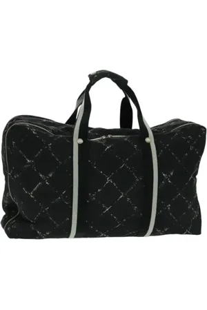 CHANEL Pre-owned, Kobieta, Czarny, ONE SIZE, Nylon, Pre-owned Leather travel-bags