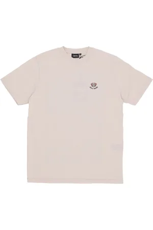DOLLY NOIRE Koszulki, Mężczyzna, Beżowy, M, Beżowy Męski T-shirt Krótki Rękaw