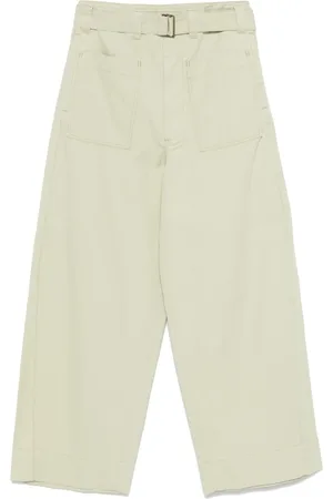 Soeur Spodnie, Kobieta, Beżowy, S, Len, Stylowe Ver 46 Sauge Vagabond Buty
