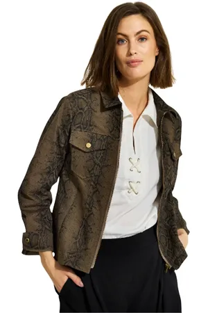In Front Kurtki, Kobieta, brązowy, XL, Stylowy Mary Jane Jacket Blazer