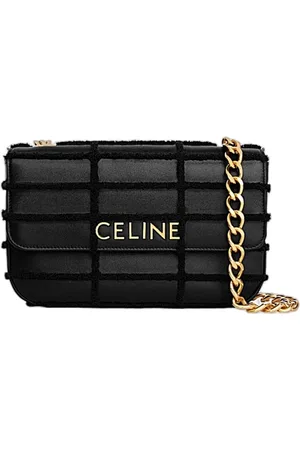 Céline Torebki, Kobieta, Czarny, ONE SIZE, Skóra, Stylowa skórzana torba