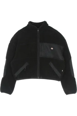 Dickies Kurtki, Kobieta, Czarny, L, Czerwona Kurtka Sherpa Damska Miś