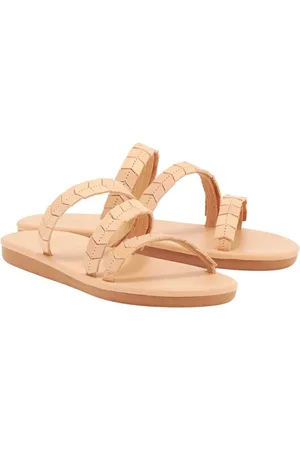 Ancient Greek Sandals Buty, Kobieta, Beżowy, 37 EU, Ręcznie Robione Sandały Iliana
