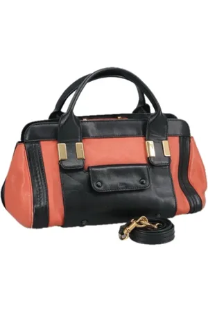 Chloé Pre-owned, Kobieta, Pomarańczowy, ONE SIZE, Skóra, Pre-owned skórzane torby na ramię