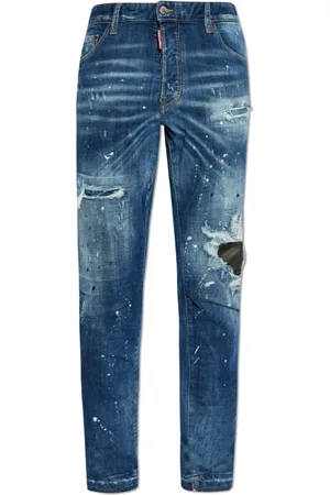 Dsquared2 Jeansy, Mężczyzna, Niebieski, S, Bawełna, Jeansyy Cool Guy