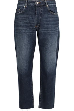 Icon Denim Jeansy, Mężczyzna, Niebieski, W34, Denim, Jeansyy z 5 kieszeniami z bawełny z logo na plecach