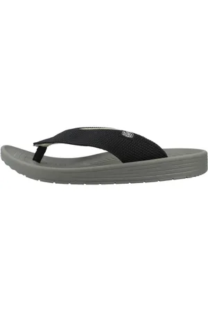 Hey dude Buty, Mężczyzna, Czarny, 42 EU, Wygodne Klapki Plażowe w Różnych Kolorach