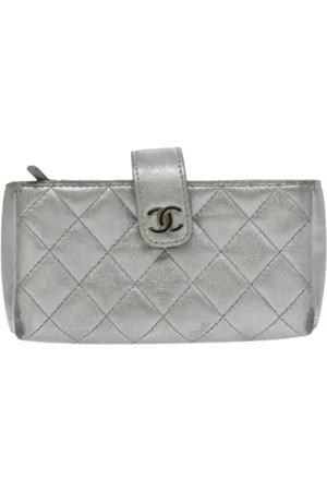 CHANEL Pre-owned, Kobieta, Szary, ONE SIZE, Skóra, Pre-owned Leather clutches