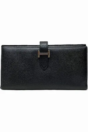 Hermès Pre-owned, Kobieta, Czarny, ONE SIZE, Skóra, Pre-owned skórzane portfele