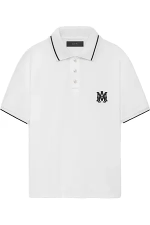 AMIRI Koszulki, Mężczyzna, Biały, M, Polo Core Logo Białe T-shirty Pola