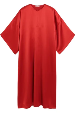 By Malene Birger Sukienki, Kobieta, Czerwony, M, Poliester, Elegancka Czarna Sukienka