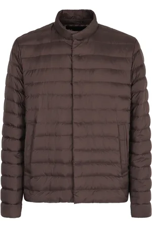 HERNO Kurtki, Mężczyzna, brązowy, 3XL, Kurtka pikowana puchowa