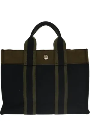 Hermès Pre-owned, Kobieta, Czarny, ONE SIZE, Pre-owned Canvas handbags