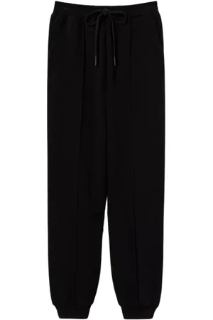 Twin-Set Spodnie, Kobieta, Czarny, S, Spodnie Joggers w stylu Felpa
