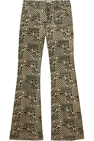Inès de la Fressange Spodnie, Kobieta, Zielony, XS, Charlotte Pant