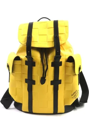 LOUIS VUITTON Pre-owned, Mężczyzna, Żółty, ONE SIZE, Pre-owned Canvas backpacks