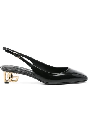 Dolce & Gabbana Buty, Kobieta, Czarny, 36 EU, Czarne Obcasy Stylowe Buty