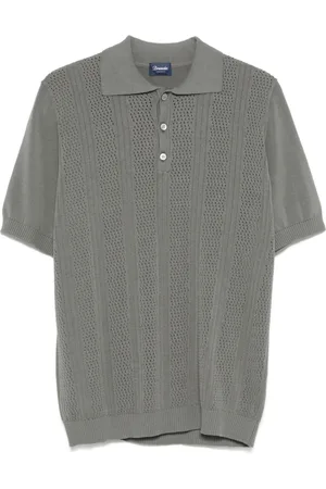 DRUMOHR Koszulki, Mężczyzna, Szary, M, Szare T-shirty i Pola