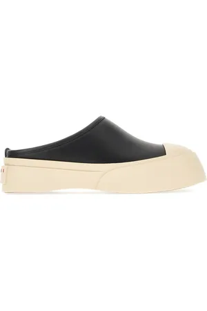 Marni Buty, Kobieta, Czarny, 39 EU, Skóra, Stylowe sandały na lato