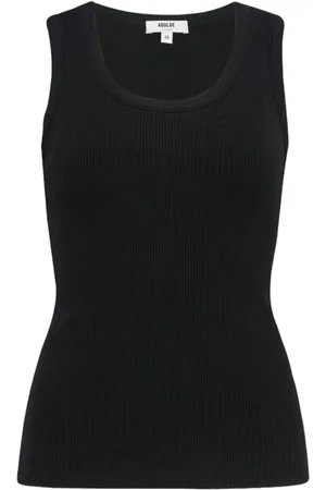 AGOLDE Koszulki, Kobieta, Czarny, XS, Czarny Top