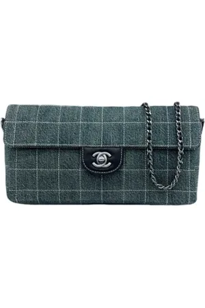 CHANEL Pre-owned, Kobieta, Niebieski, ONE SIZE, Denim, Pre-owned Denim chanel-bags