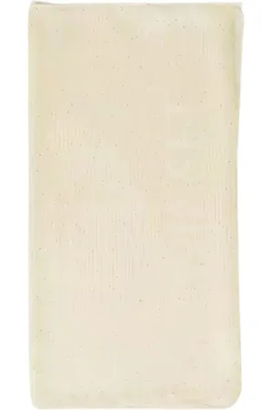 Twin-Set Akcesoria, Kobieta, Żółty, ONE SIZE, Żółty Szal z Haftem Cekinowym