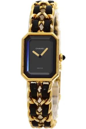 CHANEL Pre-owned, Kobieta, Czarny, ONE SIZE, Pre-owned Leather watches