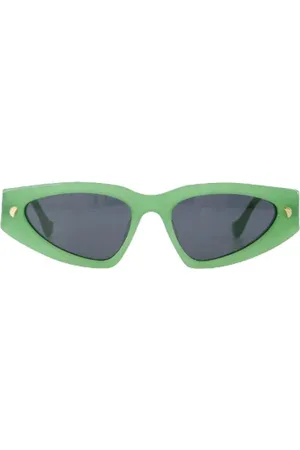 Nanushka Akcesoria, Kobieta, Zielony, ONE SIZE, Acetate sunglasses