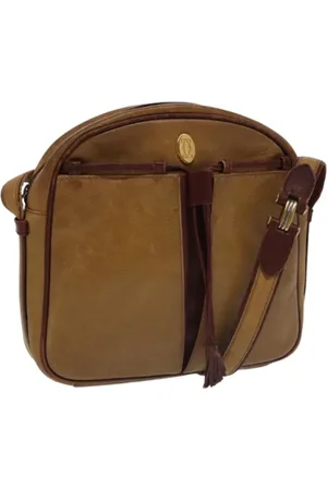 Cartier Pre-owned, Kobieta, Żółty, ONE SIZE, Skóra, Pre-owned skórzane torby na ramię