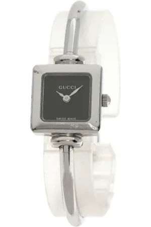 Gucci Pre-owned, Kobieta, Czarny, ONE SIZE, Pre-owned Stainless Steel watches