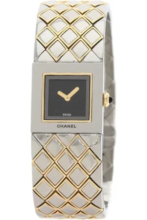 CHANEL Pre-owned, Kobieta, Czarny, ONE SIZE, Pre-owned Yellow Gold watches