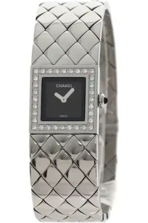 CHANEL Pre-owned, Kobieta, Czarny, ONE SIZE, Pre-owned Glass watches