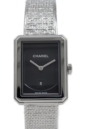 CHANEL Pre-owned, Kobieta, Czarny, ONE SIZE, Pre-owned Glass watches
