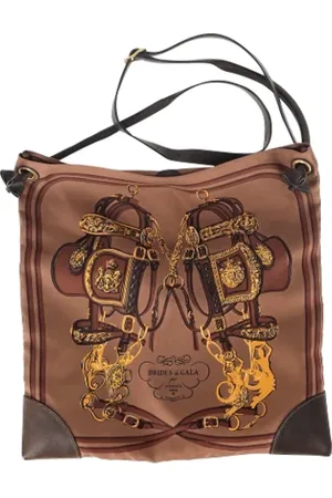 Hermès Pre-owned, Kobieta, brązowy, ONE SIZE, Pre-owned Silk shoulder-bags