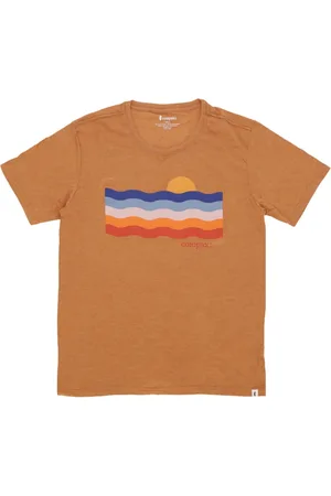 COTOPAXI Koszulki, Mężczyzna, brązowy, XL, Disco Wave Tee Saddle T-Shirt