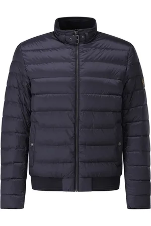 Belstaff Kurtki, Mężczyzna, Niebieski, 2XL, Kurtka pikowana z klamrą