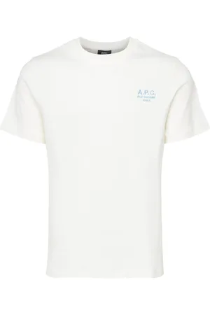 A.P.C. Koszulki, Mężczyzna, Biały, L, Standard Rue Madame T-shirt