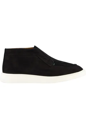 Atelier Verdi Buty, Mężczyzna, Czarny, 46 EU, Nubuck Mid Loafer