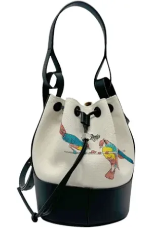 Loewe Pre-owned, Kobieta, Biały, ONE SIZE, Pre-owned Canvas handbags
