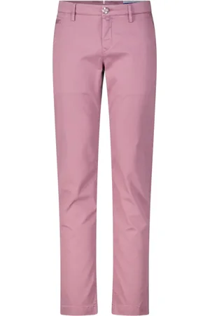 Jacob Cohen Spodnie, Mężczyzna, Różowy, W38, Spodnie Slim-Fit Bobby