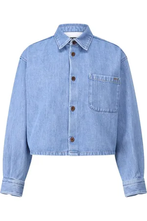 A.P.C. Kurtki, Kobieta, Niebieski, L, Denim, Klasyczna Koszula Jeansyowa