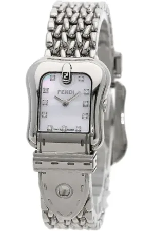 Fendi Pre-owned, Kobieta, Biały, ONE SIZE, Pre-owned Glass watches