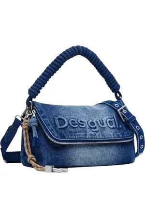 Desigual Torebki, Kobieta, Niebieski, ONE SIZE, Kolekcja Wiosna/Lato Damskie Torby Średnie