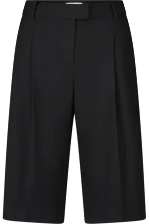 SEDUCTIVE Szorty, Kobieta, Czarny, L, Eleganckie Krótkie Spodnie Materiałowe