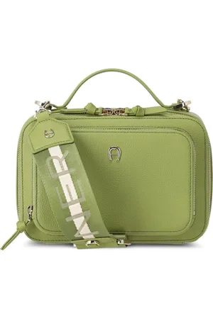 Aigner Torebki, Kobieta, Zielony, ONE SIZE, Torba na ramię Zita z paskiem