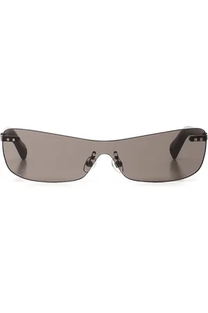 Jacquemus Akcesoria, unisex, Czarny, ONE SIZE, Czarne okulary przeciwsłoneczne z ochroną UV