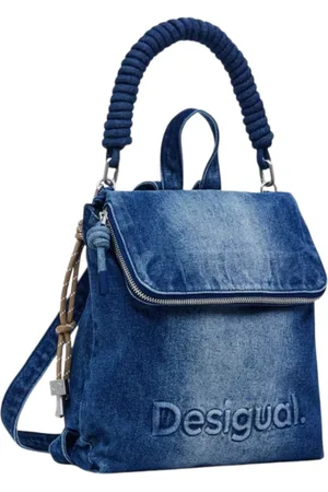 Desigual Torebki, Kobieta, Niebieski, ONE SIZE, Kolekcja Wiosna/Lato Plecaki Damskie