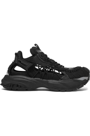 VERSACE Buty, Mężczyzna, Czarny, 43 EU, Czarne Sneakersy dla Mężczyzn